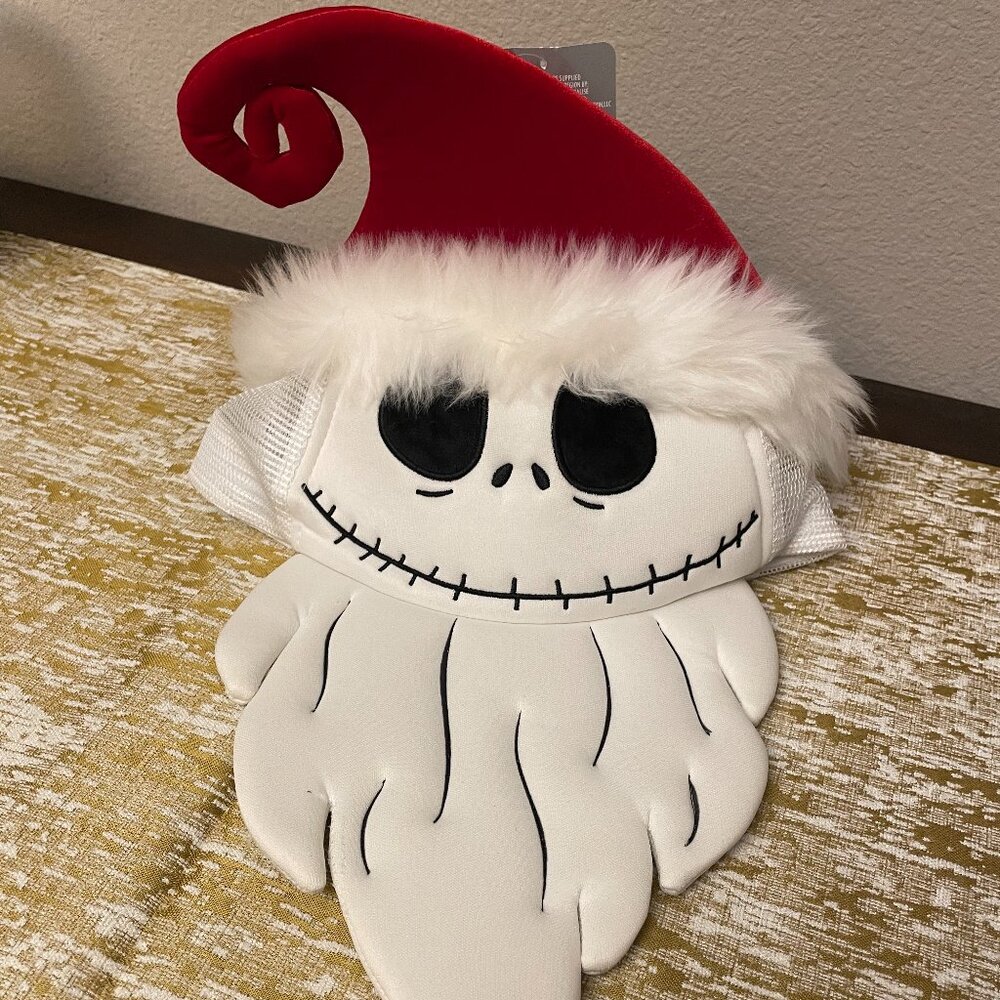New 2025 Disney Parks Figural Jack Skellington Adult Trucker Hat